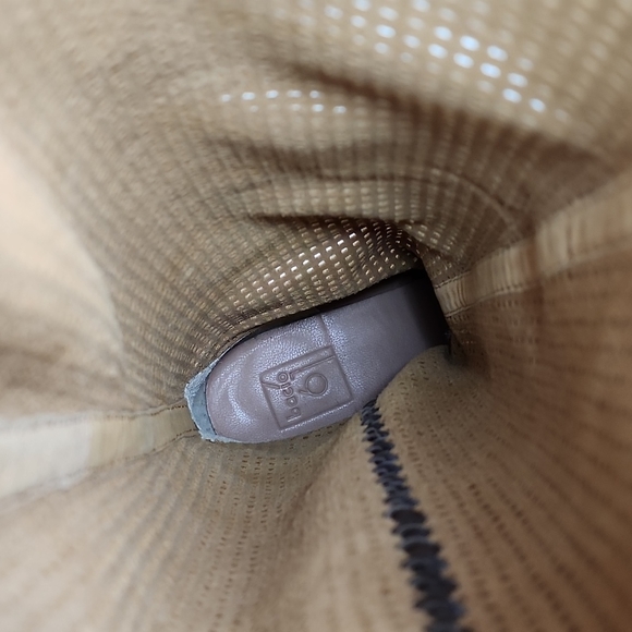 Anthropologie Bacio 61 Parpare Tan Perforated Leather Tall Ridding Boot Size 7 - Picture 6 of 6